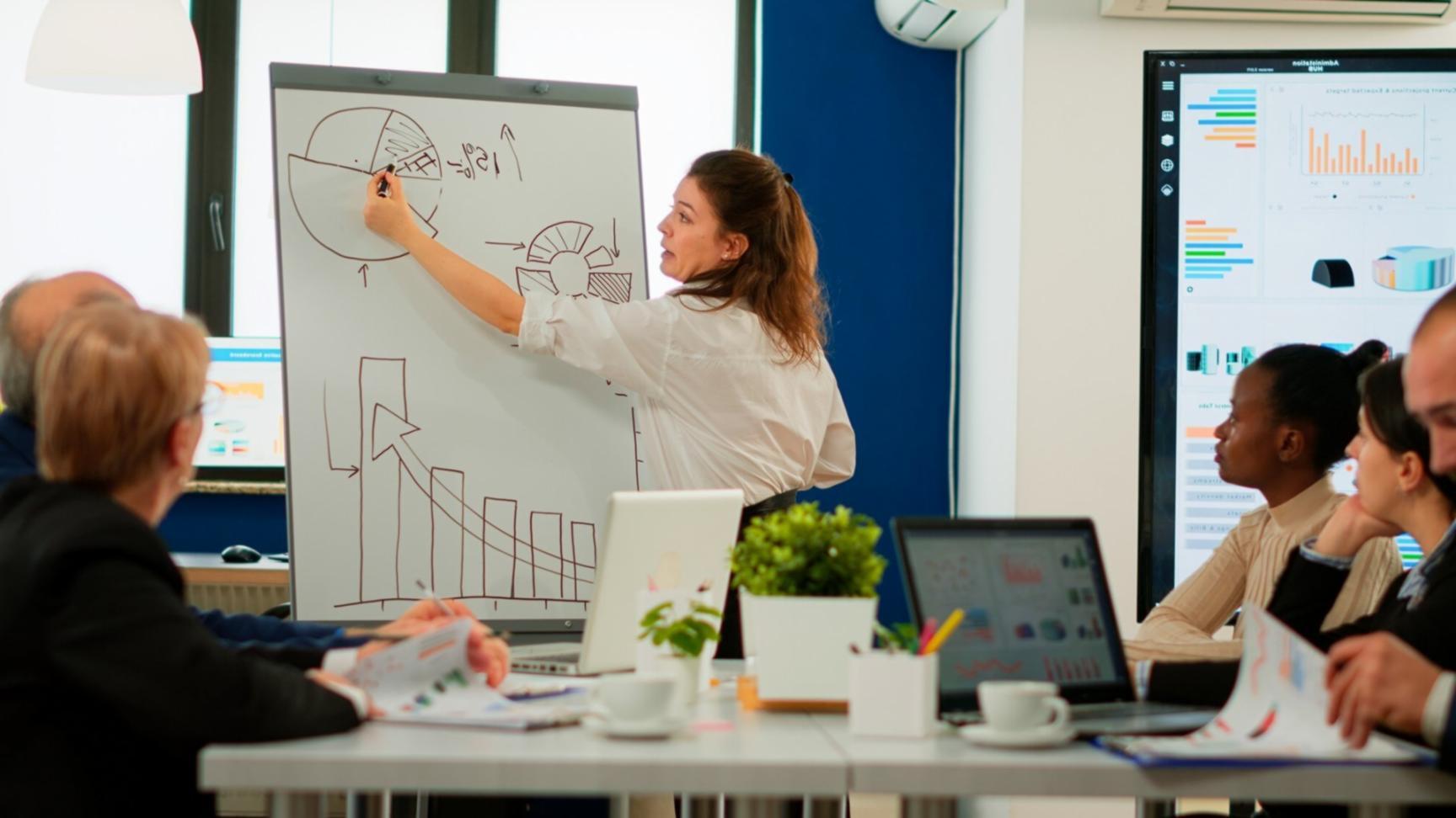 Financial planning session with detailed budget analysis